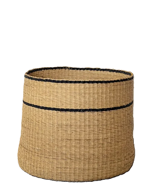 Striped Floor Basket