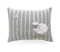 Embroidered Lamb Decorative Pillow