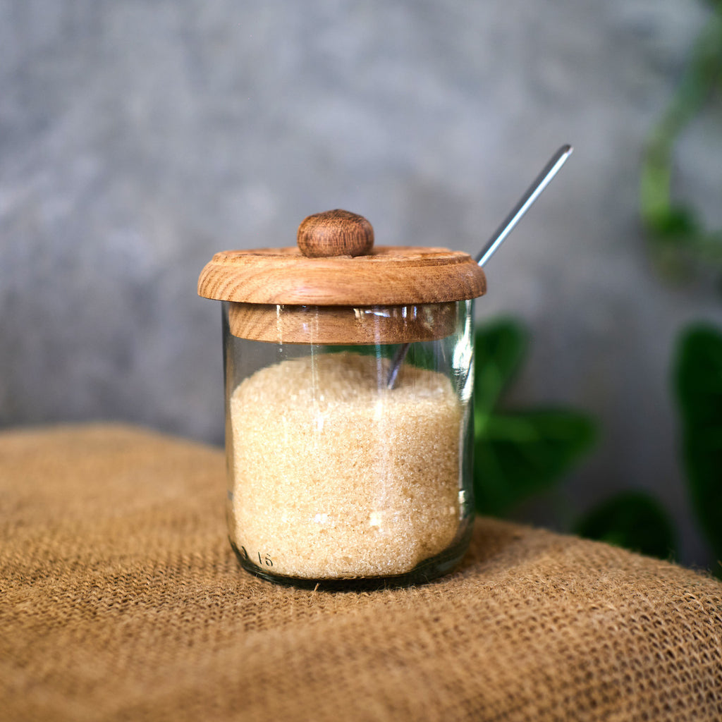Upcycle Clear Glass Spice Jar