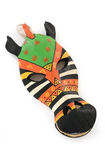 Tropical Zebra Wall Mask