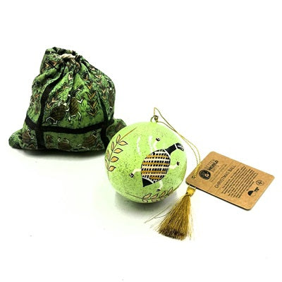 Aboriginal Art Christmas Ball Ornament Turtle Dreaming
