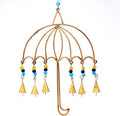 Recycled Iron Umbrella Wind Chime