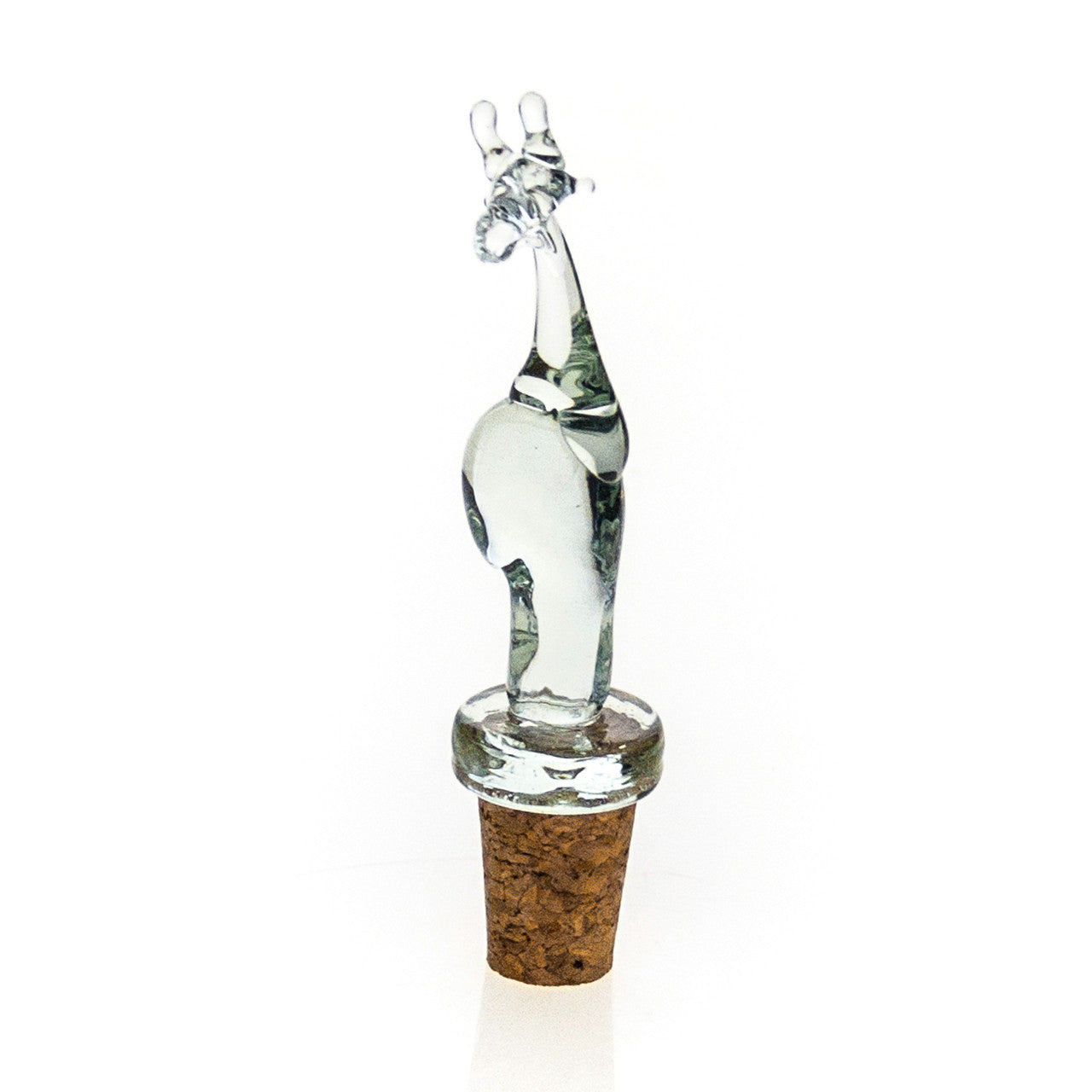Recycled Glass Animal Bottle Stopper