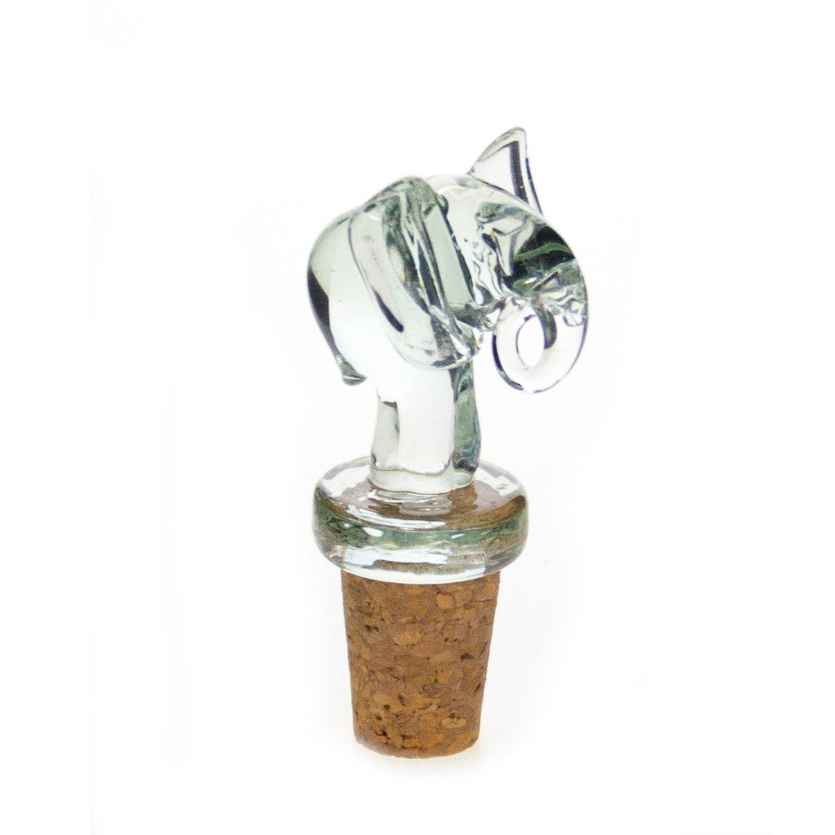 Recycled Glass Animal Bottle Stopper