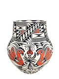 Native American Acoma Pueblo Birds Pot