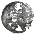 Celestial Angel and Moon Hatitian Metal Art