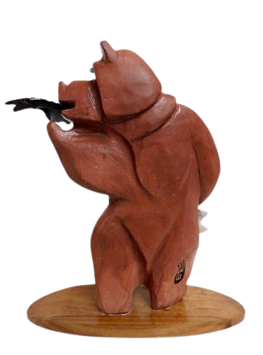 Red Rock Bear Sculpture