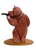 Red Rock Bear Sculpture