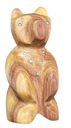 Cedar Wood Bear Sculpture