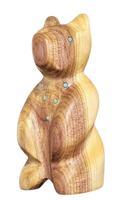 Cedar Wood Bear Sculpture
