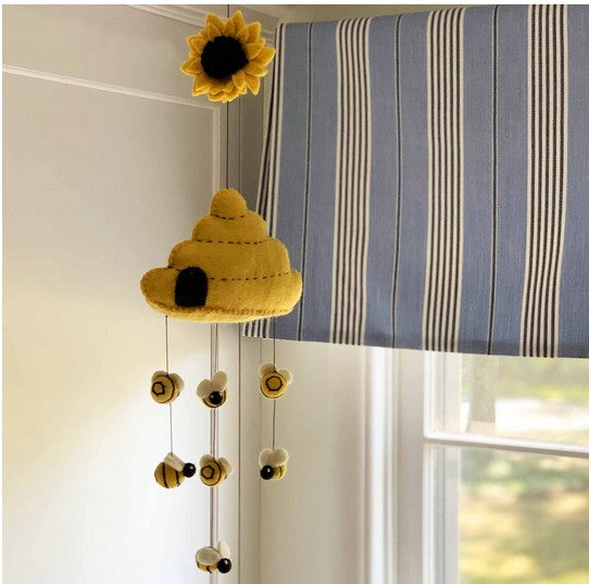 Honey Beehive Nursery Mobile