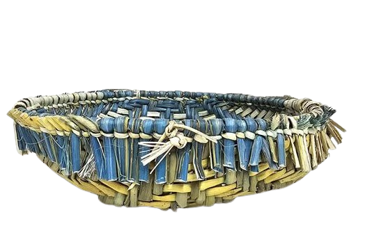 Blue Basket Serving Tray