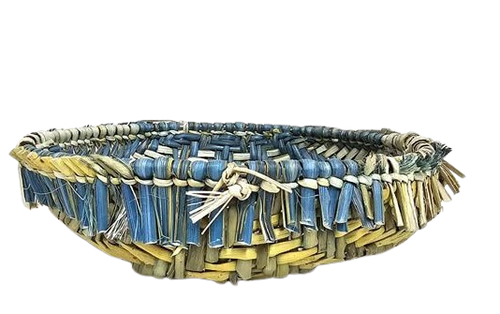 Blue Basket Serving Tray