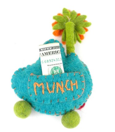 Blue Monster Fairy Tooth Pillow