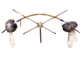 Native American Bow with Crossed Arrows
