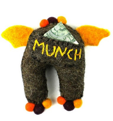 Brown Monster Fairy Tooth Pillow