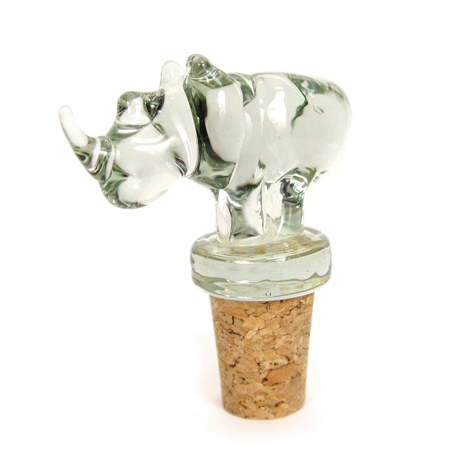 Recycled Glass Animal Bottle Stopper