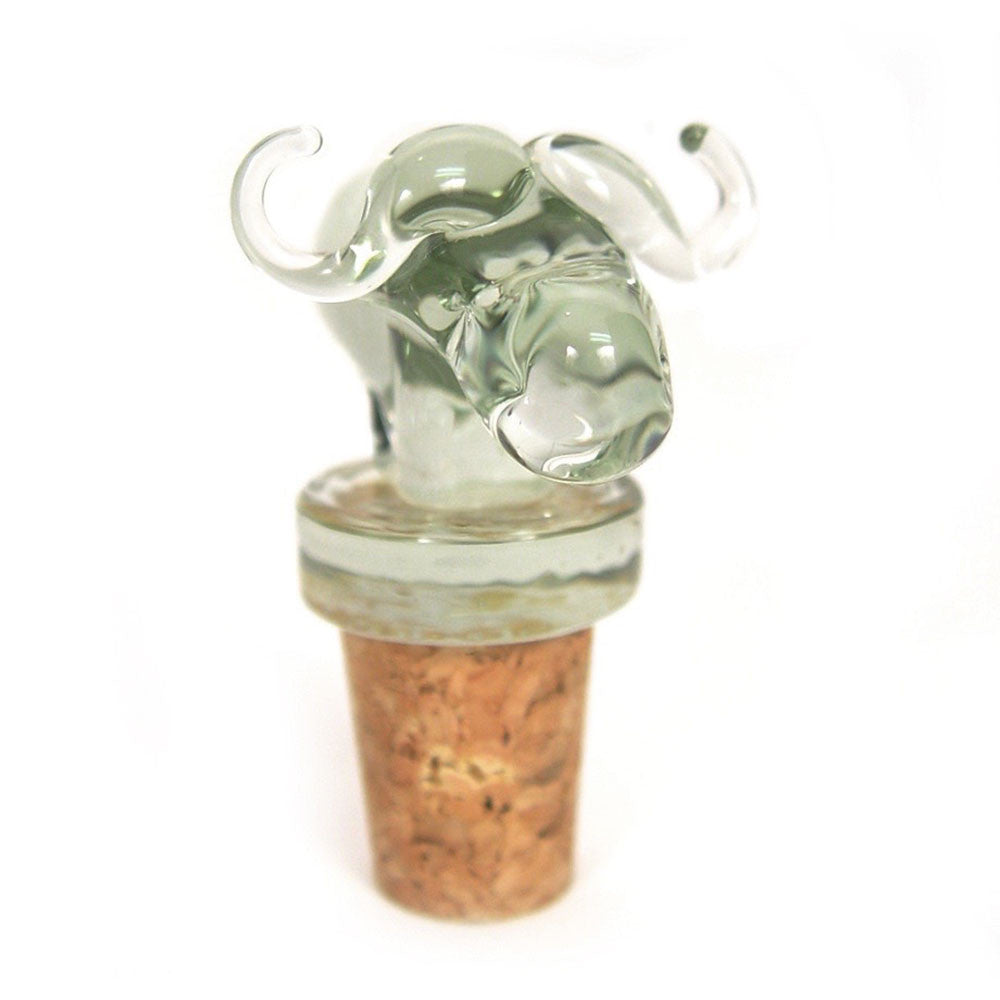 Recycled Glass Animal Bottle Stopper