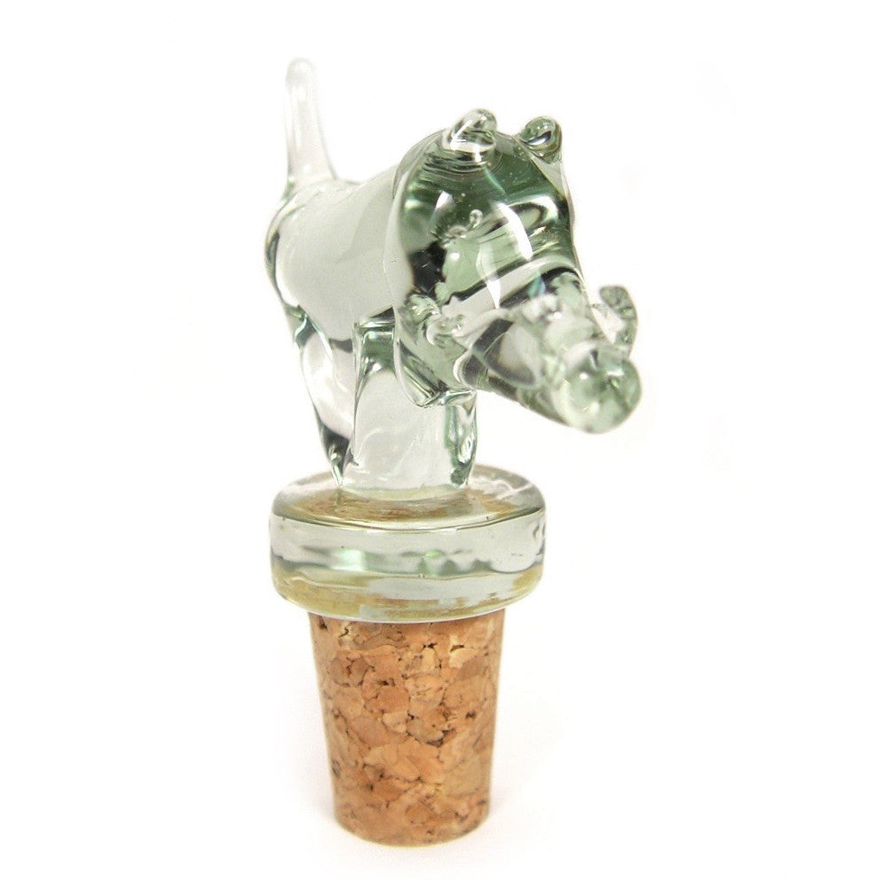 Recycled Glass Animal Bottle Stopper