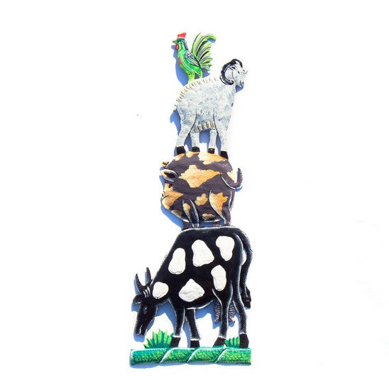 Farm Animal Haitian Metal Art