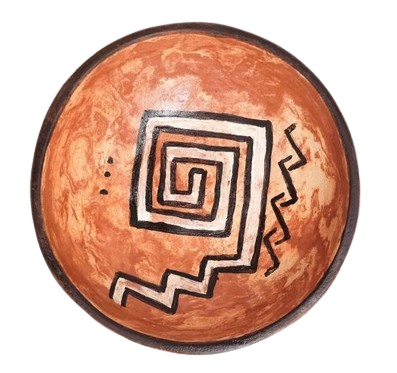 Migration Pattern Clay Bowl