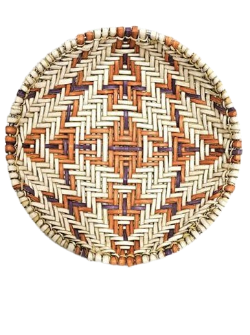 Multi-Color Basket Serving Tray