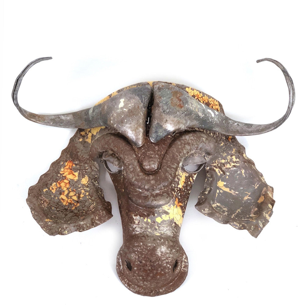 Buffalo Metal Wall Mask