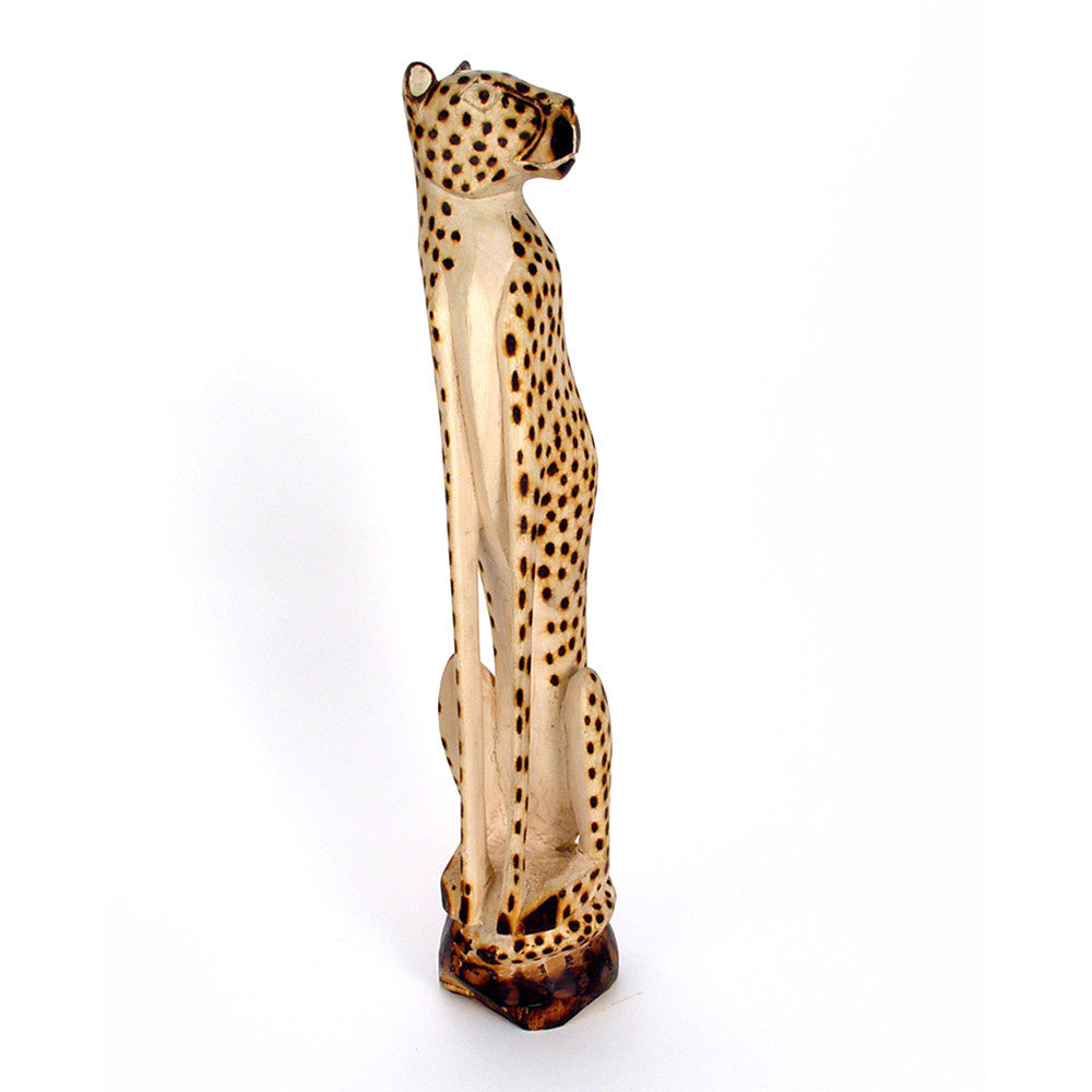 Sitting Cheetah Statue