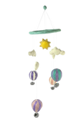Lavender Hot Air Balloon Baby Mobile