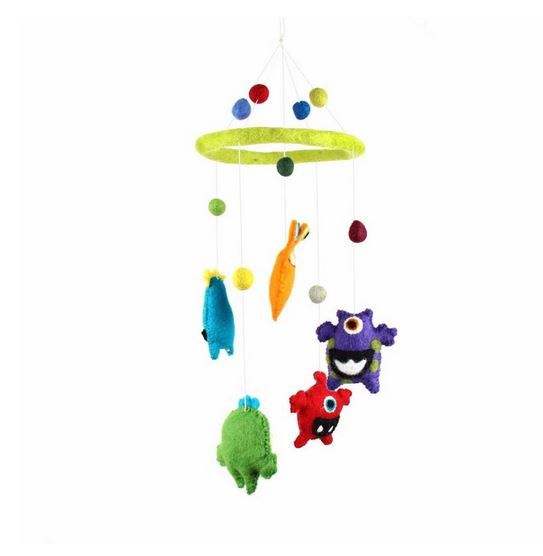Monster's Ball Nursery Mobile