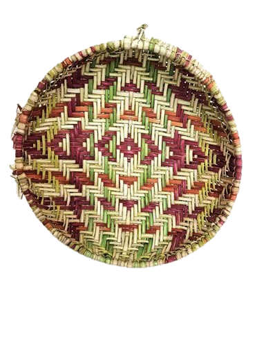 Multi-Color Basket Serving Tray