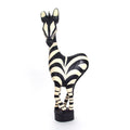 Standing Wooden Zebra