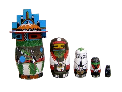 Kachina Nesting Doll Set