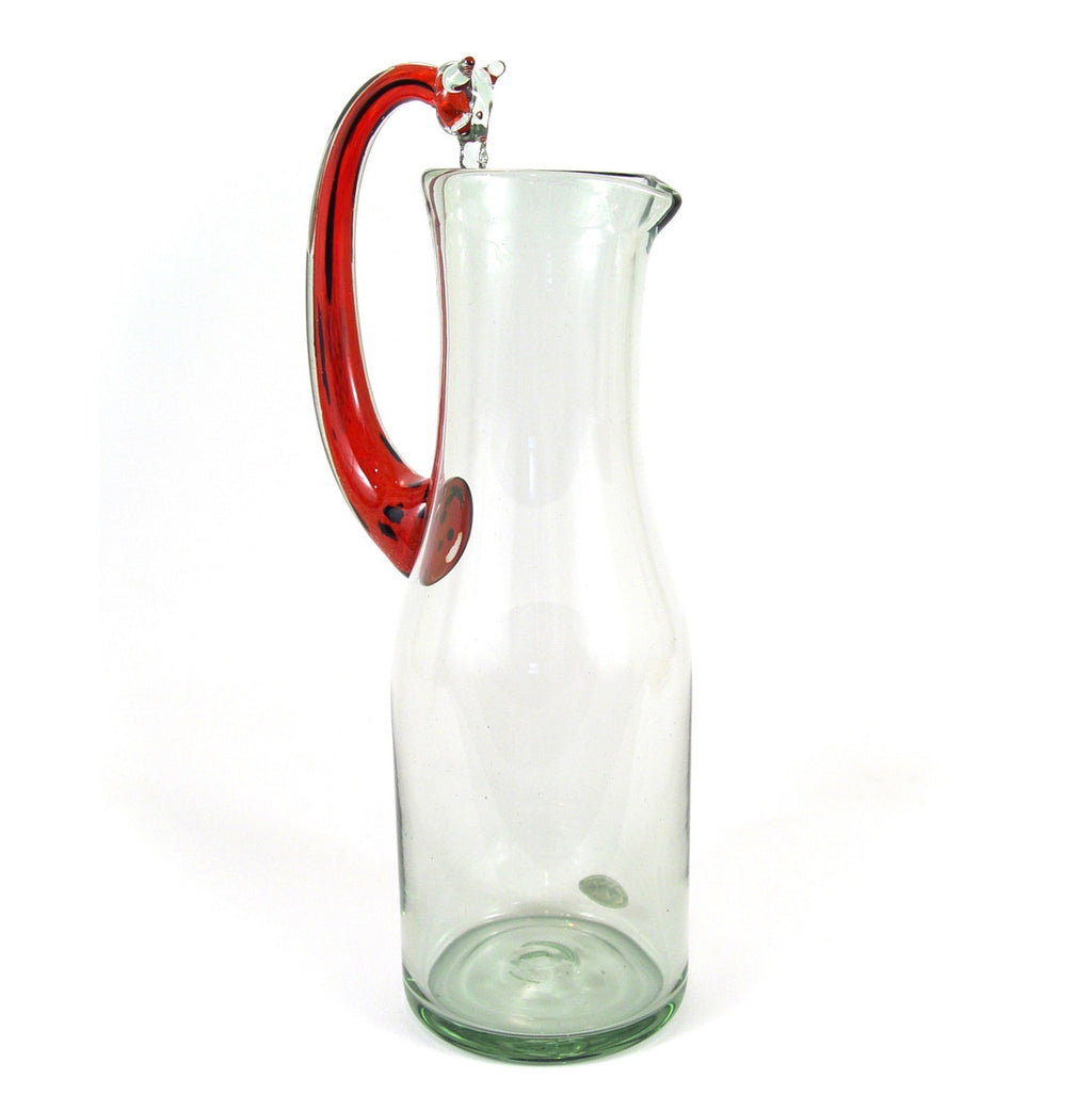 Recycled Glass Giraffe Pitcher
