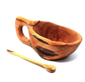 Pinch of Salt Wooden Bowl and Spoon Set