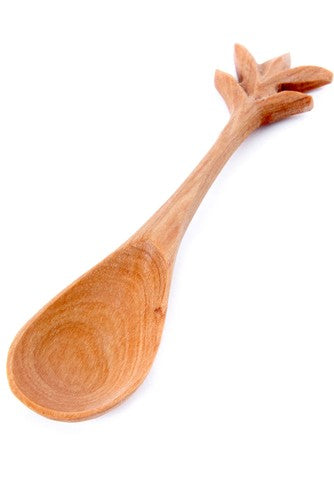 Pineapple Wooden Serving Spoon