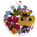Pressed Bouquet Pendant Necklace