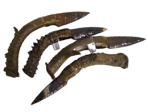 Native American Made Elk Antler Knife
