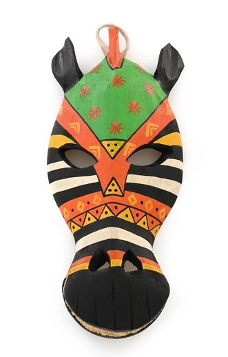 Tropical Zebra Wall Mask