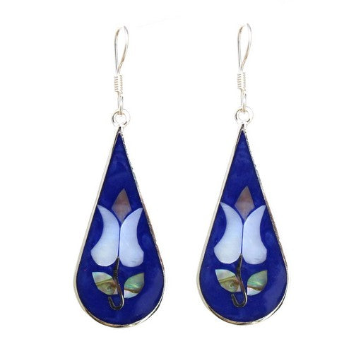Tulip Tear Drop Earrings
