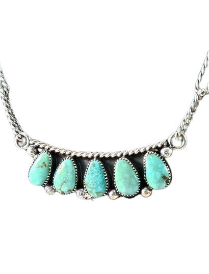 Tear Drop Turquoise Necklace