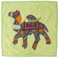 Upcycle Camel Patchwork Pillow Case