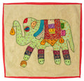 Upcycle Elephant Patchwork Pillow Case