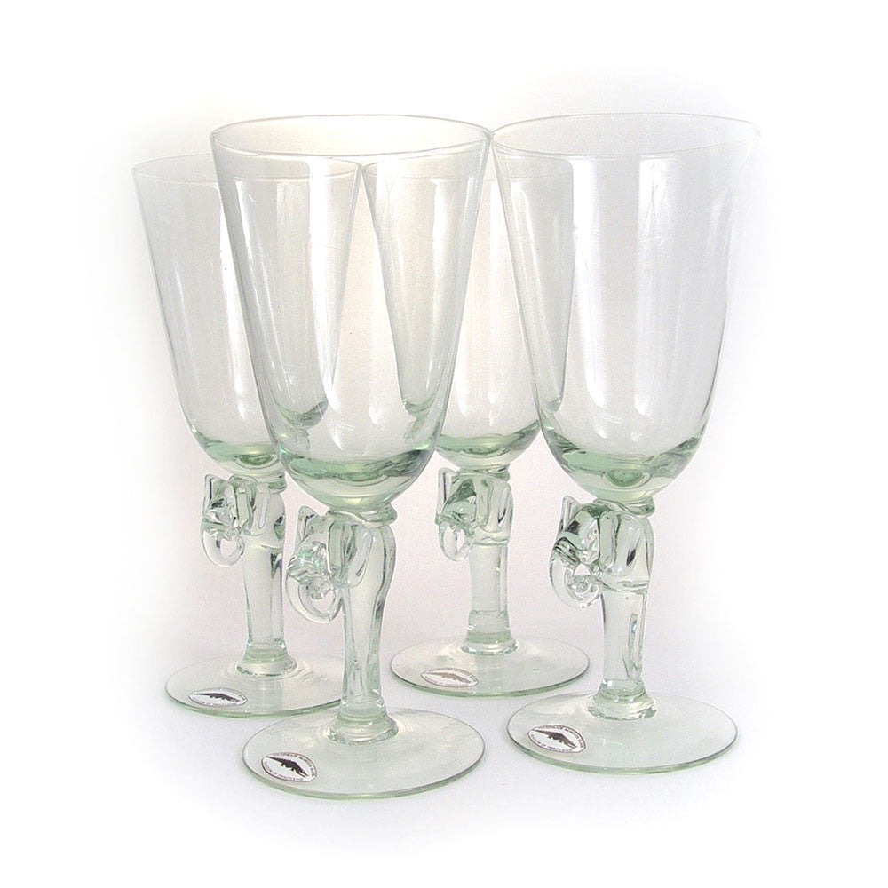 Animal Stem Wine Glass