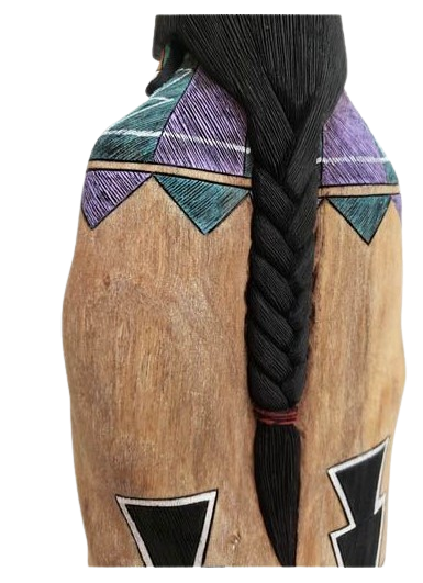 White Chin Kachina Doll