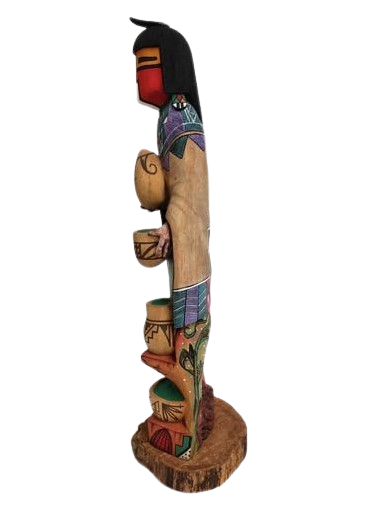 White Chin Kachina Doll