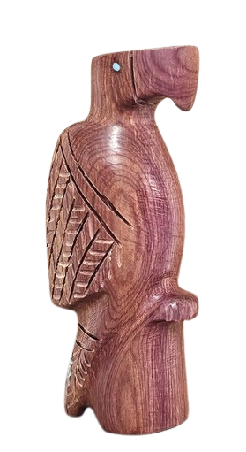 Cedar Wood American Eagle Sculpture